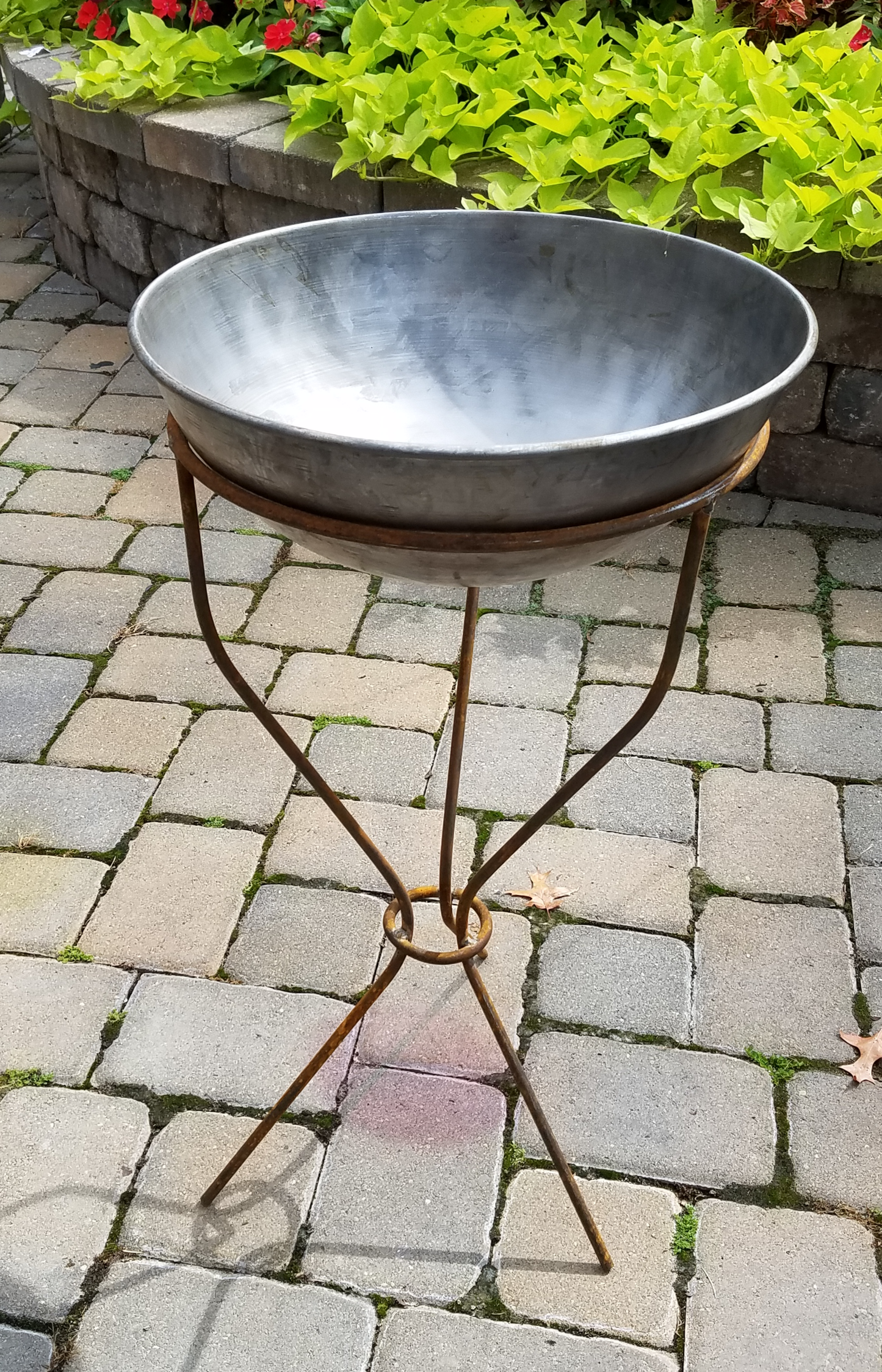 17" Wok Planter - Mild Steel