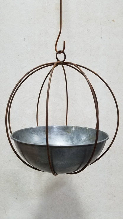 17" Wok Planter - Mild Steel